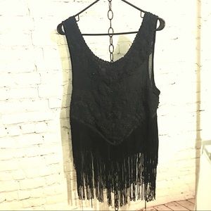 Free People Fringe Top